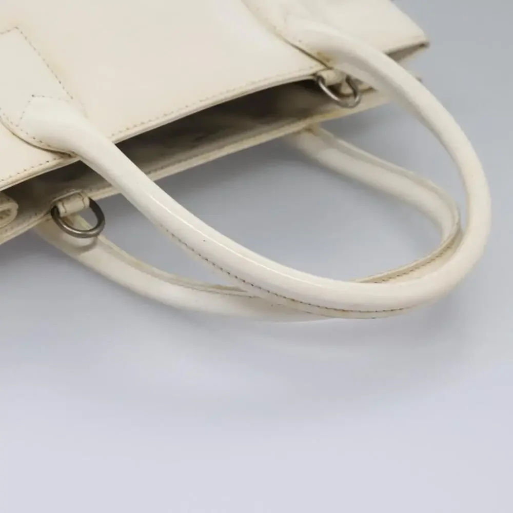 GUCCI Hand Bag Enamel White - Picture 7 of 13